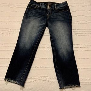 Torrid distressed skinny Ankle jeans